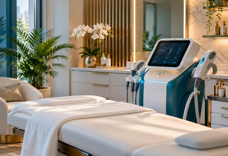 Contemporary treatment device in a wellness clinic